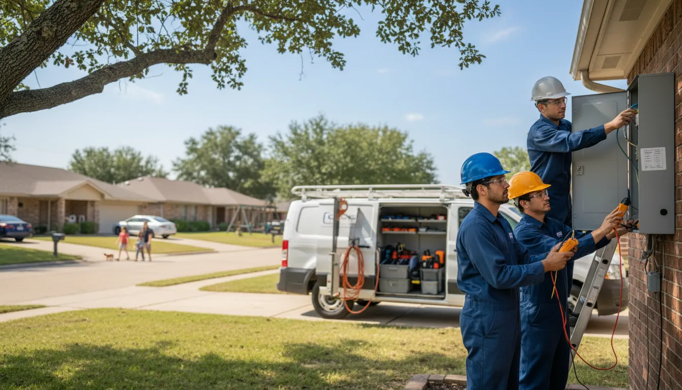 Certified electrician providing emergency electrical services in Savannah, GA